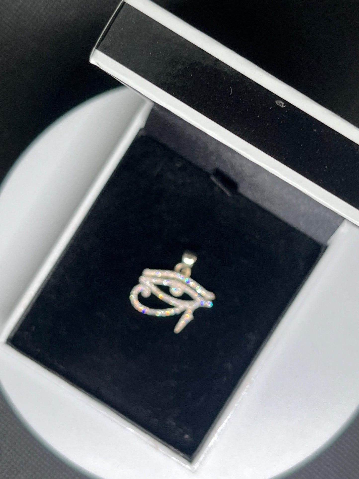 9ct Gold Diamond Eye of Horus - Fuegold Jewellery