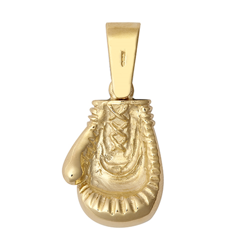 9ct Gold Boxing Glove Pendant – Solid Gold Boxing Necklace