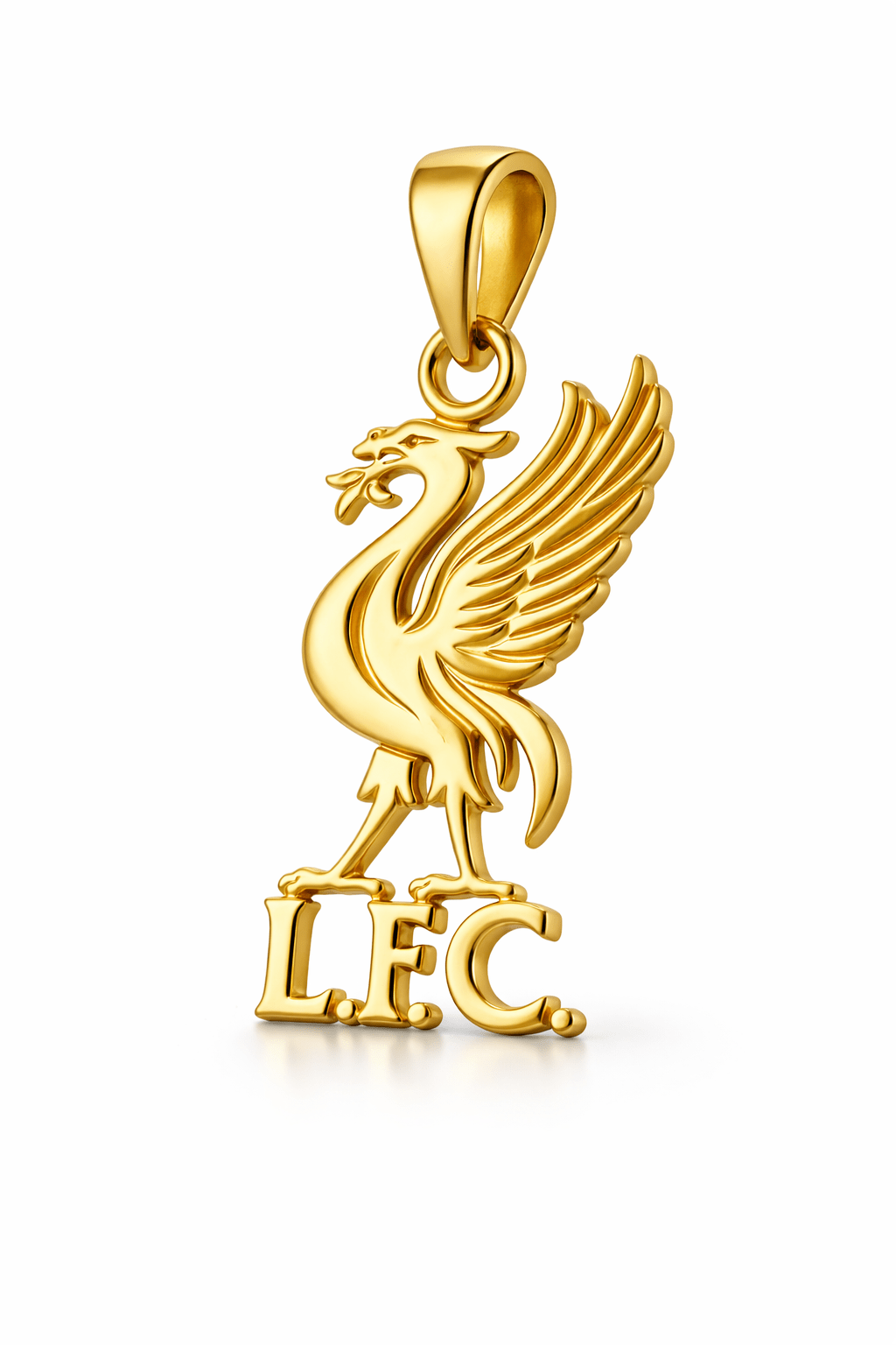 9ct Solid Gold Liverpool Pendant - Fuegold Jewellery