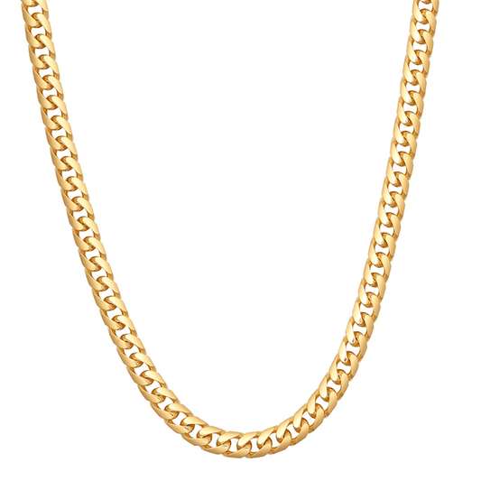 9ct Solid Gold Miami Cuban Chain 5mm - Fuegold Jewellery