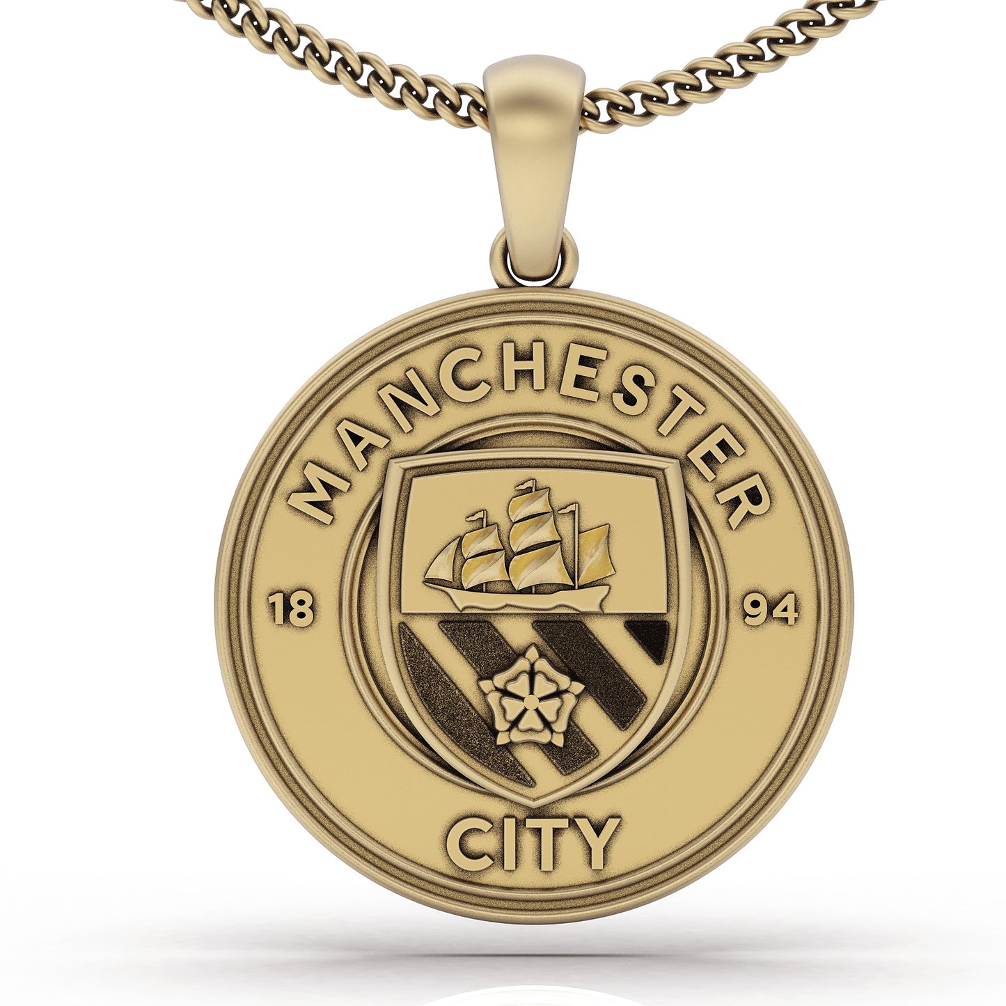 9ct Gold Manchester City Pendant