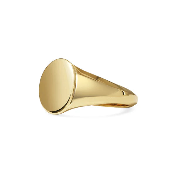 9ct Gold Oval Signet Ring