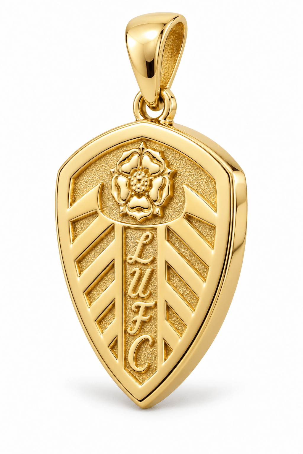 Leeds United FC 9ct Gold Pendant - Fuegold Jewellery