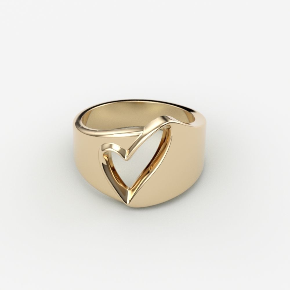 Womens Heart Ring